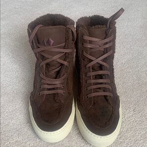 Brown High-Top men’s  Sneakers